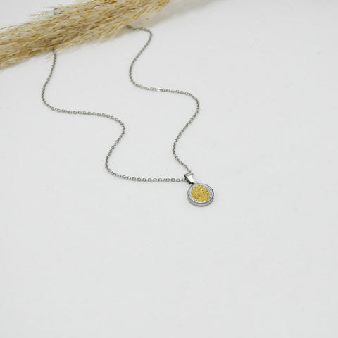 CADENA SILVER BICOLOR SAN BENITO IX