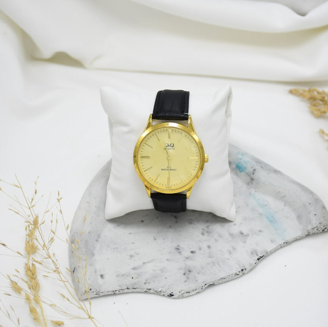 RELOJ VARONIL GOLD Q&Q