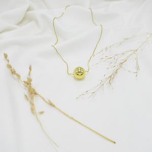 COLLAR GOLD CHUNKY HOOPS