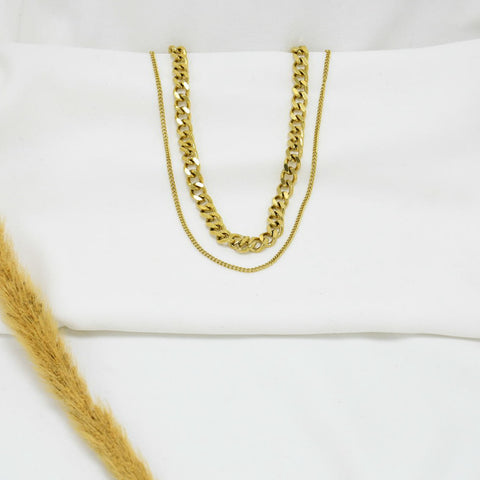 SET DE CADENAS VANE *2 GOLD