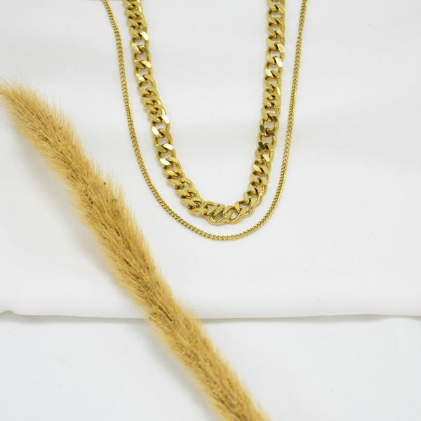 SET DE CADENAS VANE *2 GOLD
