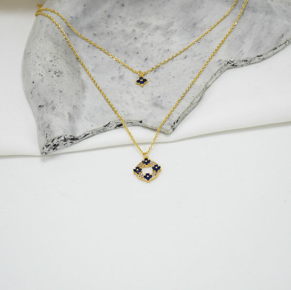 SET DE CADENAS ESMERALDA *2 GOLD