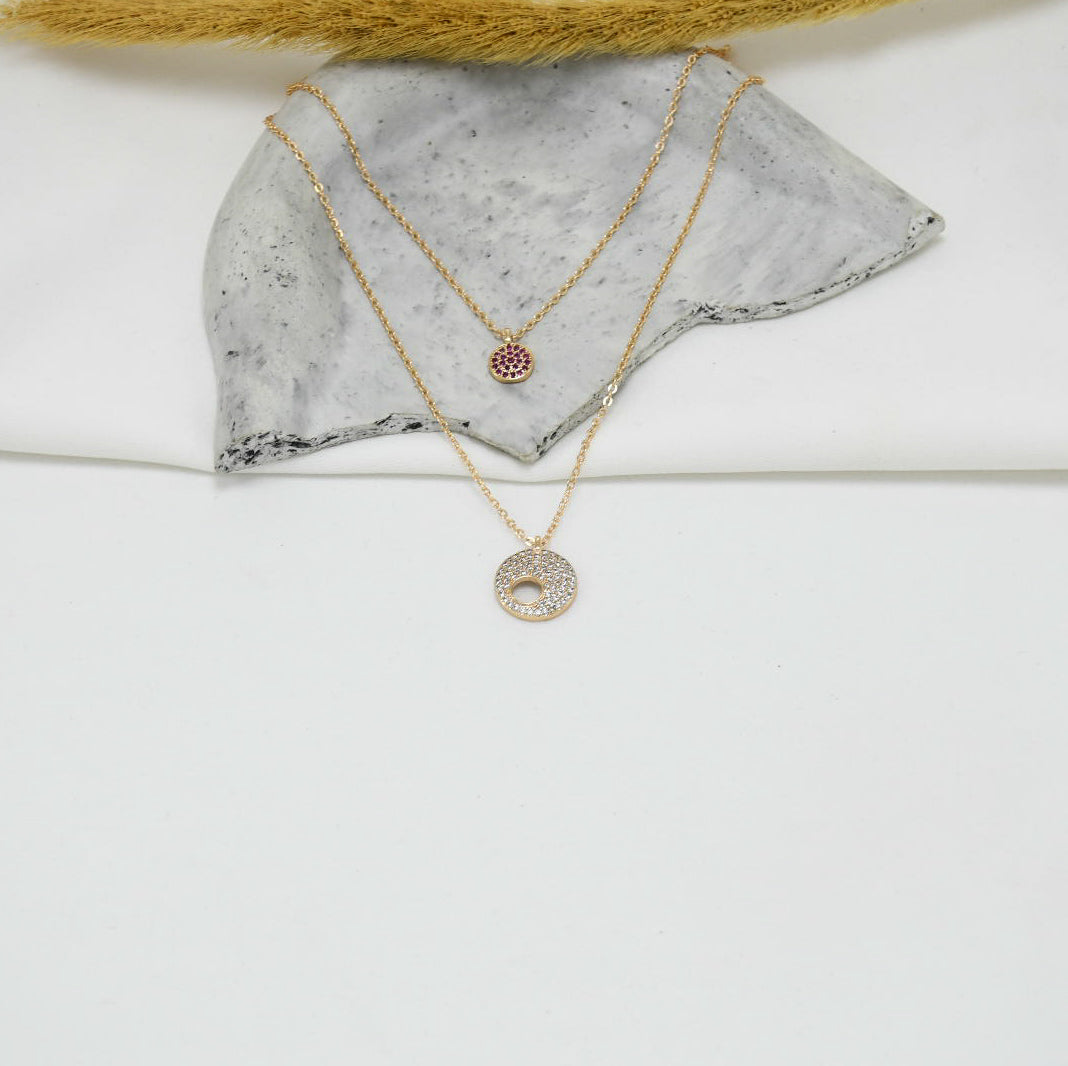 SET DE CADENAS FABI *2 GOLD