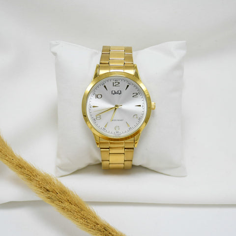 RELOJ VARONIL GOLD Q&Q EMILIANO