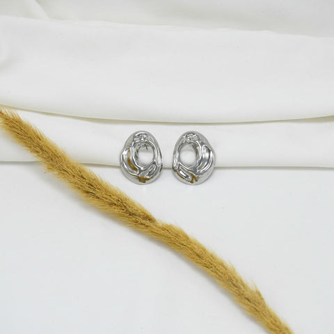 ARETES CHUNKY SILVER REGINA