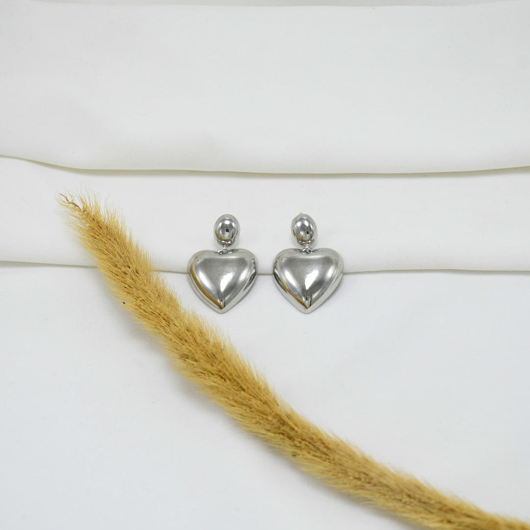 ARETES CHUNKY SILVER SILVANA