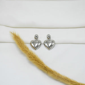 ARETES CHUNKY SILVER SILVANA