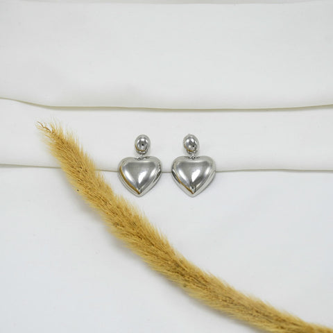 ARETES CHUNKY SILVER SILVANA