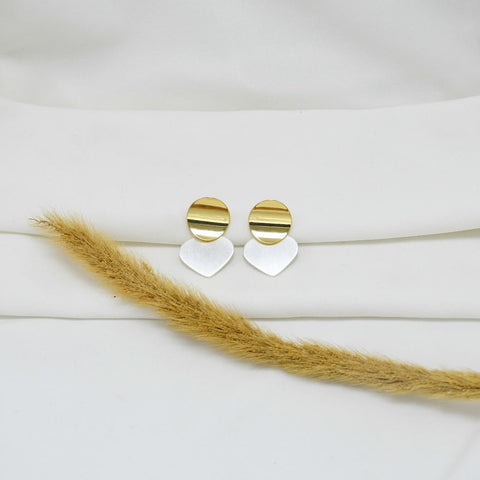 ARETES BICOLOR MATE MARCIA