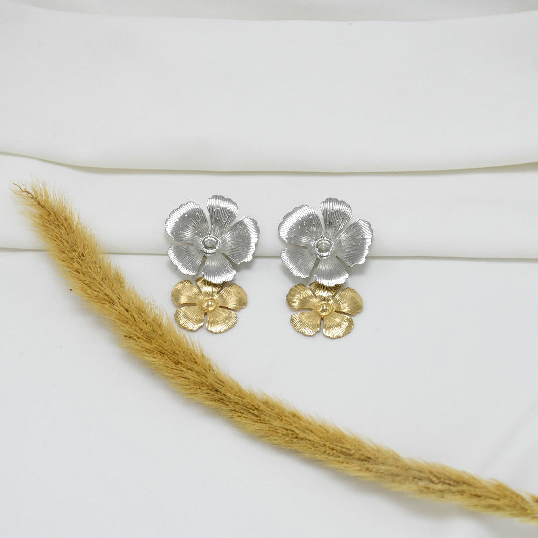 ARETES CHUNKY BICOLOR NICOLE