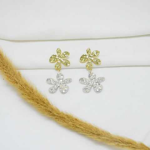 ARETES CHUNKY BICOLOR MARGARITA