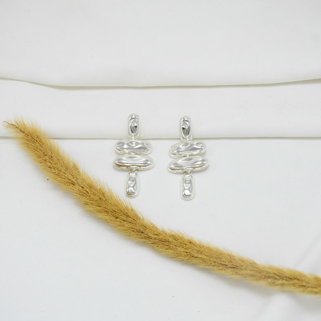 ARETES CHUNKY SILVER MATE GRECIA