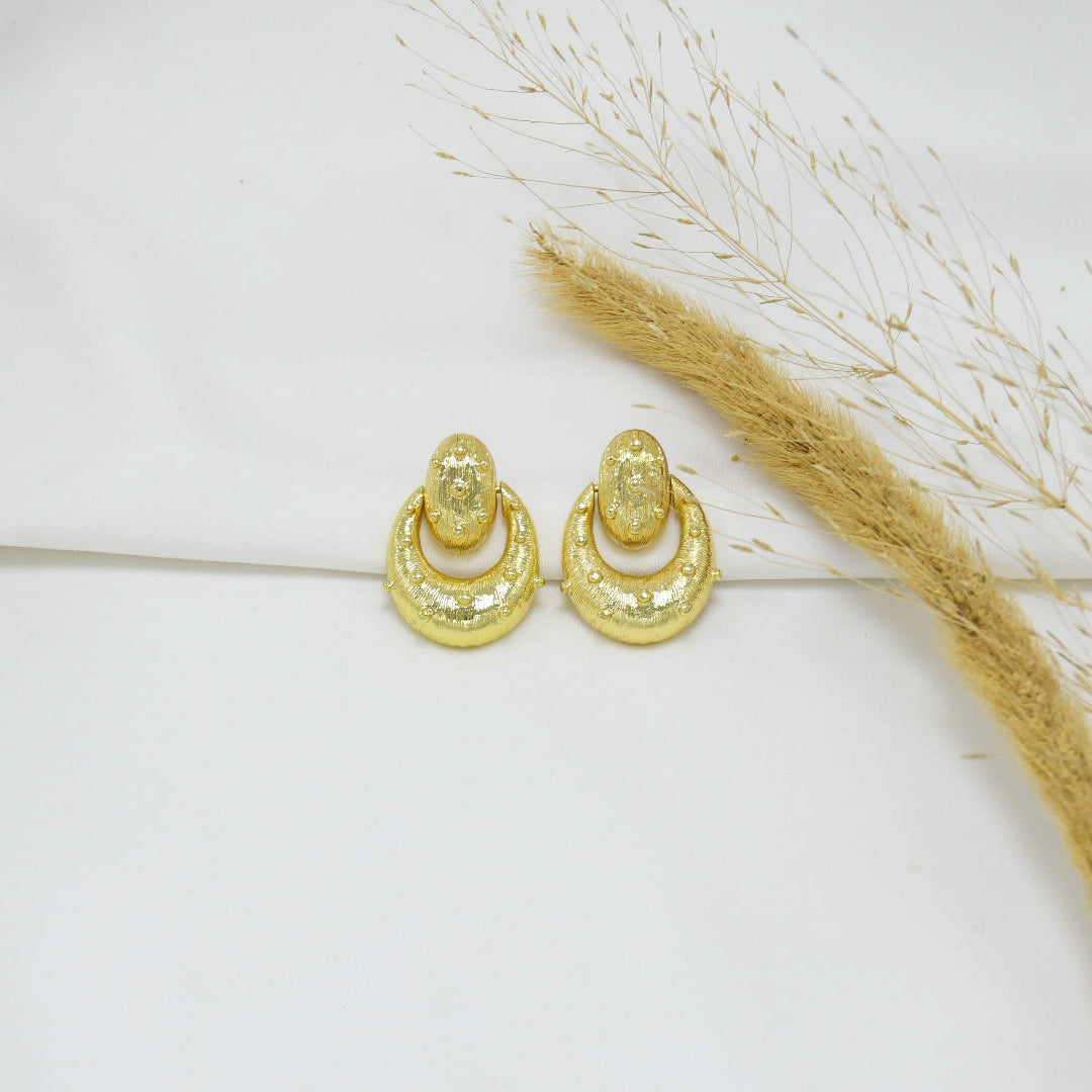 ARETES CHUNKY GOLD AUREA