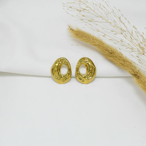 ARETES CHUNKY GOLD JAZMÍN
