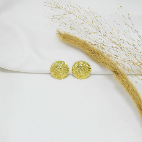 ARETES CHUNKY GOLD JEZABEL