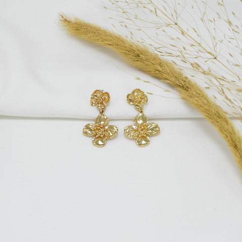 ARETES CHUNKY GOLD LILIA