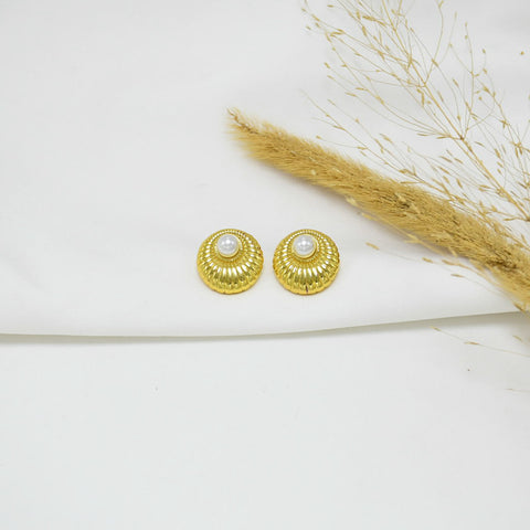 ARETES CHUNKY GOLD GABRIELA