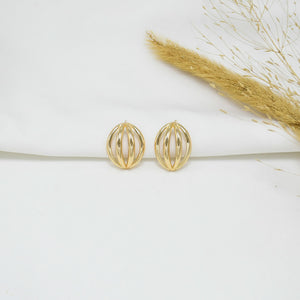 ARETES CHUNKY GOLD ARELY