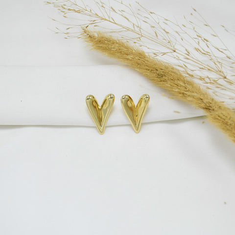 ARETES CHUNKY GOLD KYAN