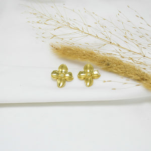 ARETES CHUNKY GOLD FATIMA