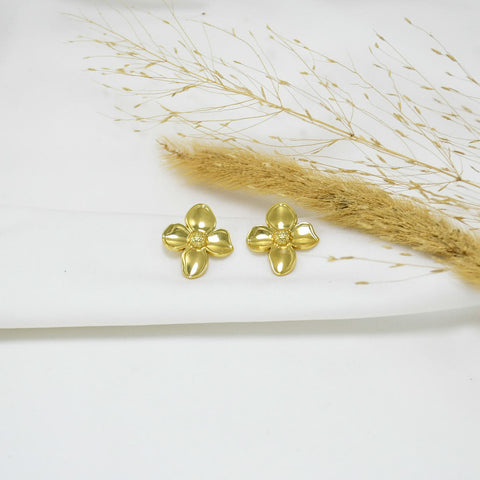 ARETES CHUNKY GOLD FATIMA
