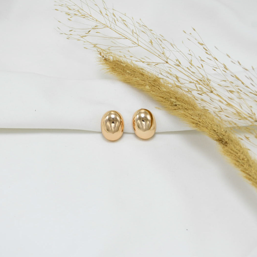 ARETES CHUNKY GOLD KARINA