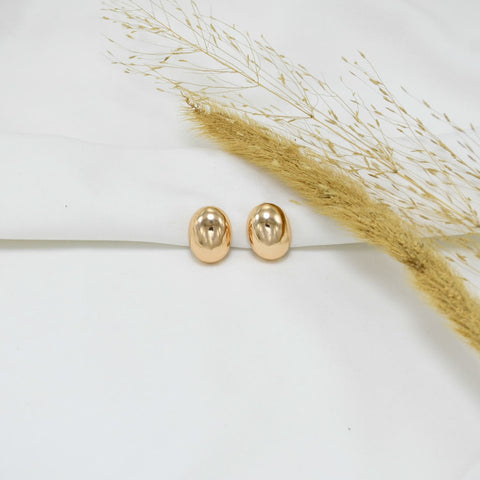 ARETES CHUNKY GOLD KARINA