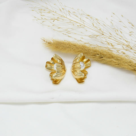 ARETES CHUNKY GOLD MARITZA