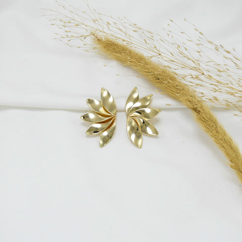 ARETES CHUNKY GOLD LAURA