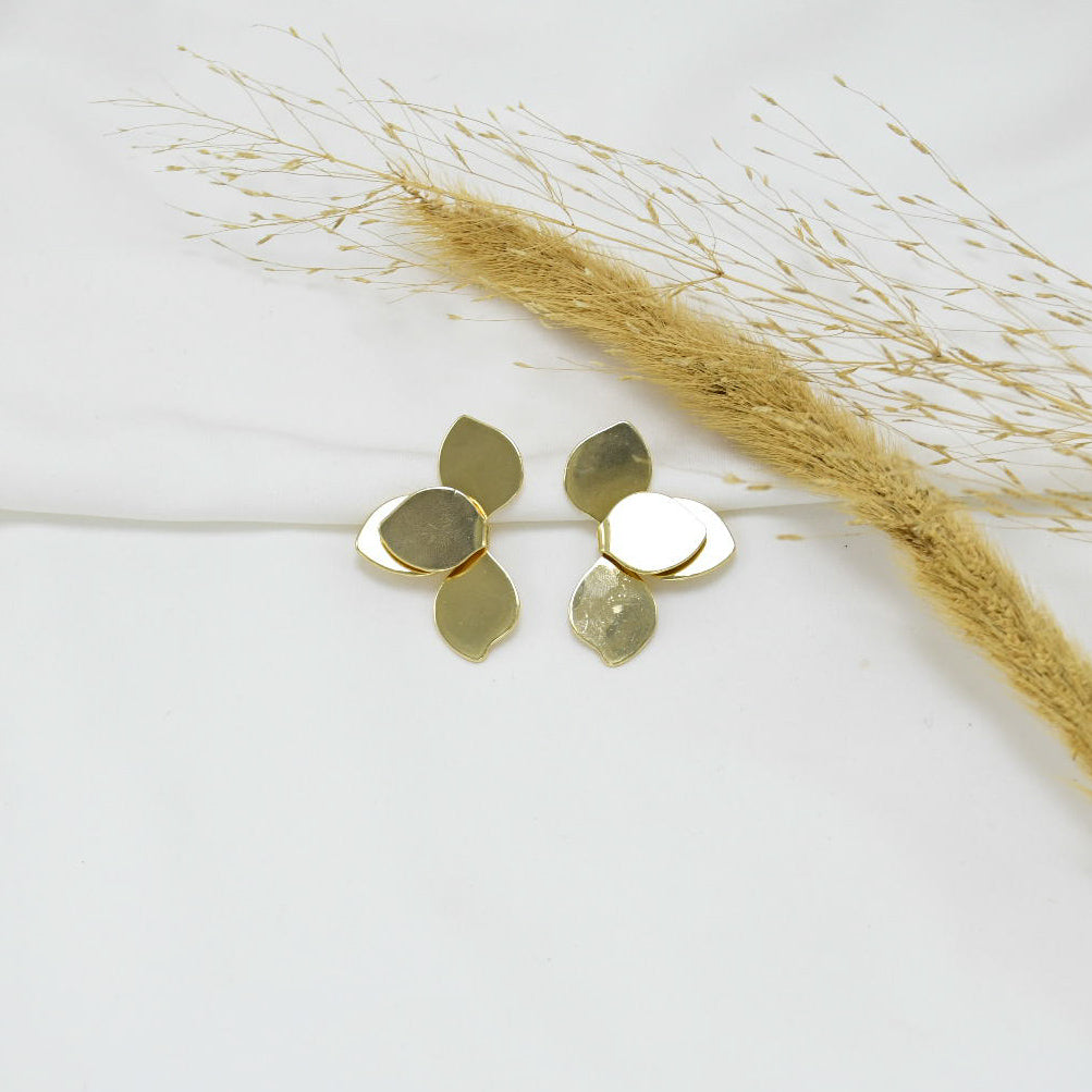 ARETES CHUNKY GOLD SARA