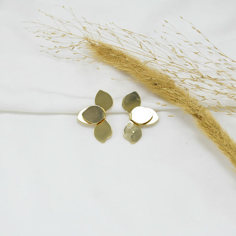 ARETES CHUNKY GOLD SARA