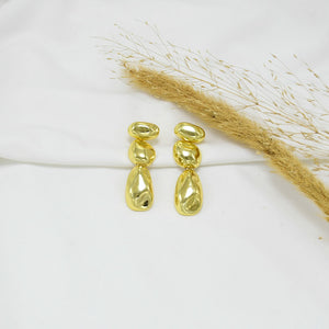 ARETES CHUNKY GOLD LIZ