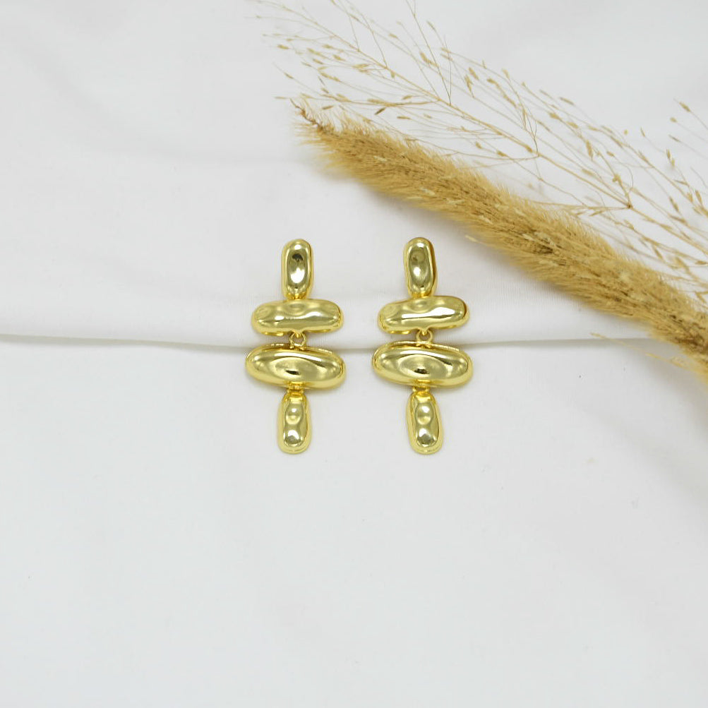 ARETES CHUNKY GOLD RAQUEL