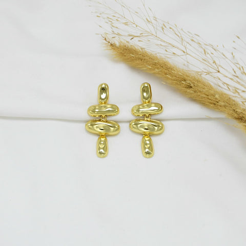 ARETES CHUNKY GOLD RAQUEL