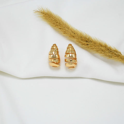 ARETES CHUNKY GOLD GOTAS I