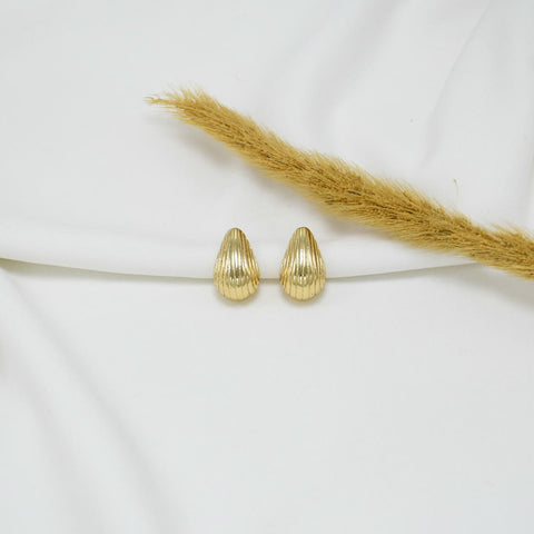 ARETES CHUNKY GOLD GOTAS II
