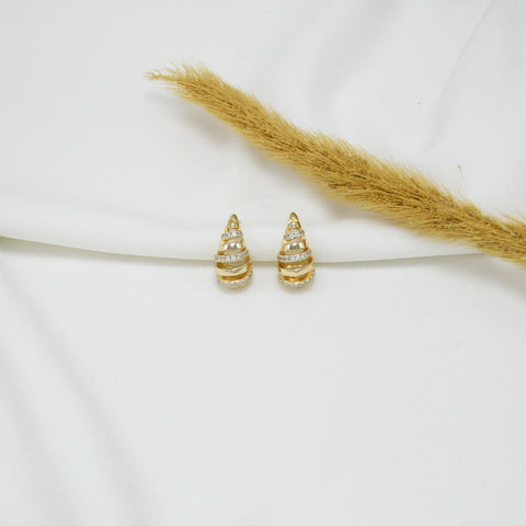ARETES CHUNKY GOLD GOTAS III