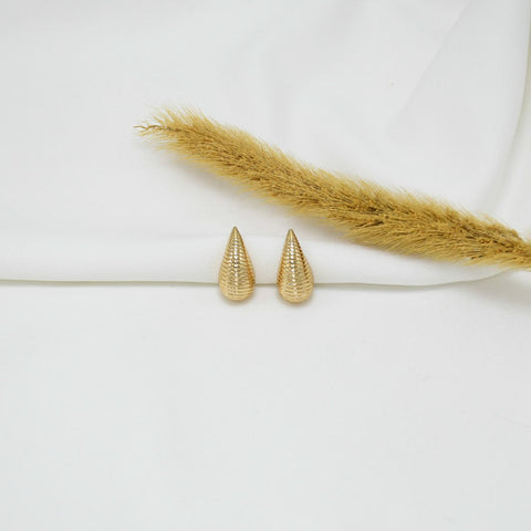 ARETES CHUNKY GOLD GOTAS V