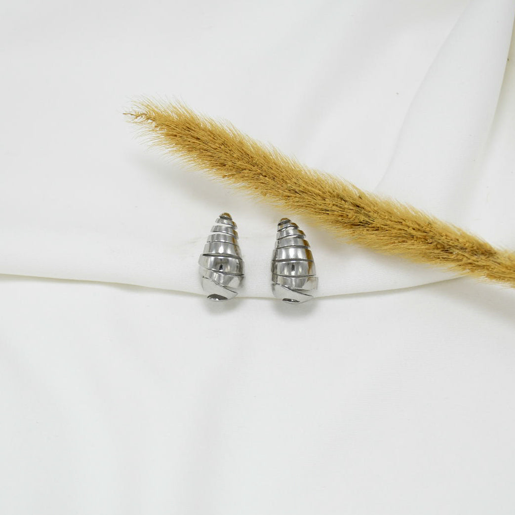 ARETES CHUNKY SILVER GOTAS III