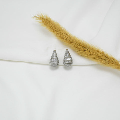 ARETES CHUNKY SILVER GOTAS V