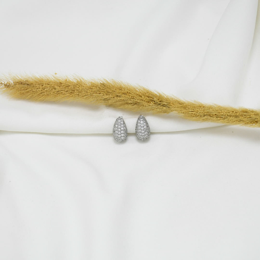 ARETES CHUNKY SILVER GOTAS VI