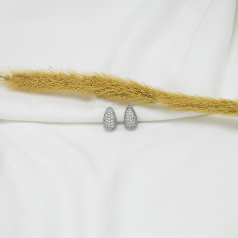 ARETES CHUNKY SILVER GOTAS VI