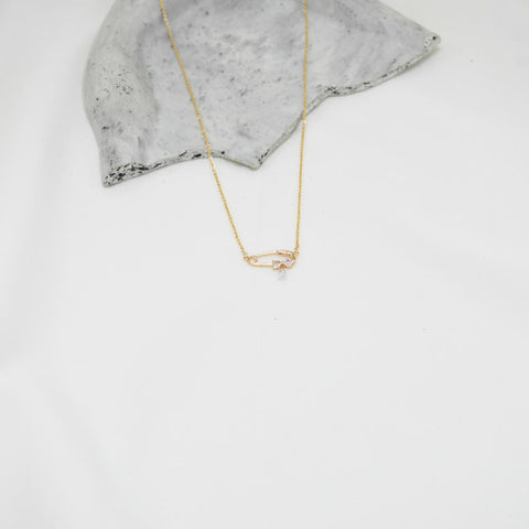 COLLAR ROSE GOLD CLIP