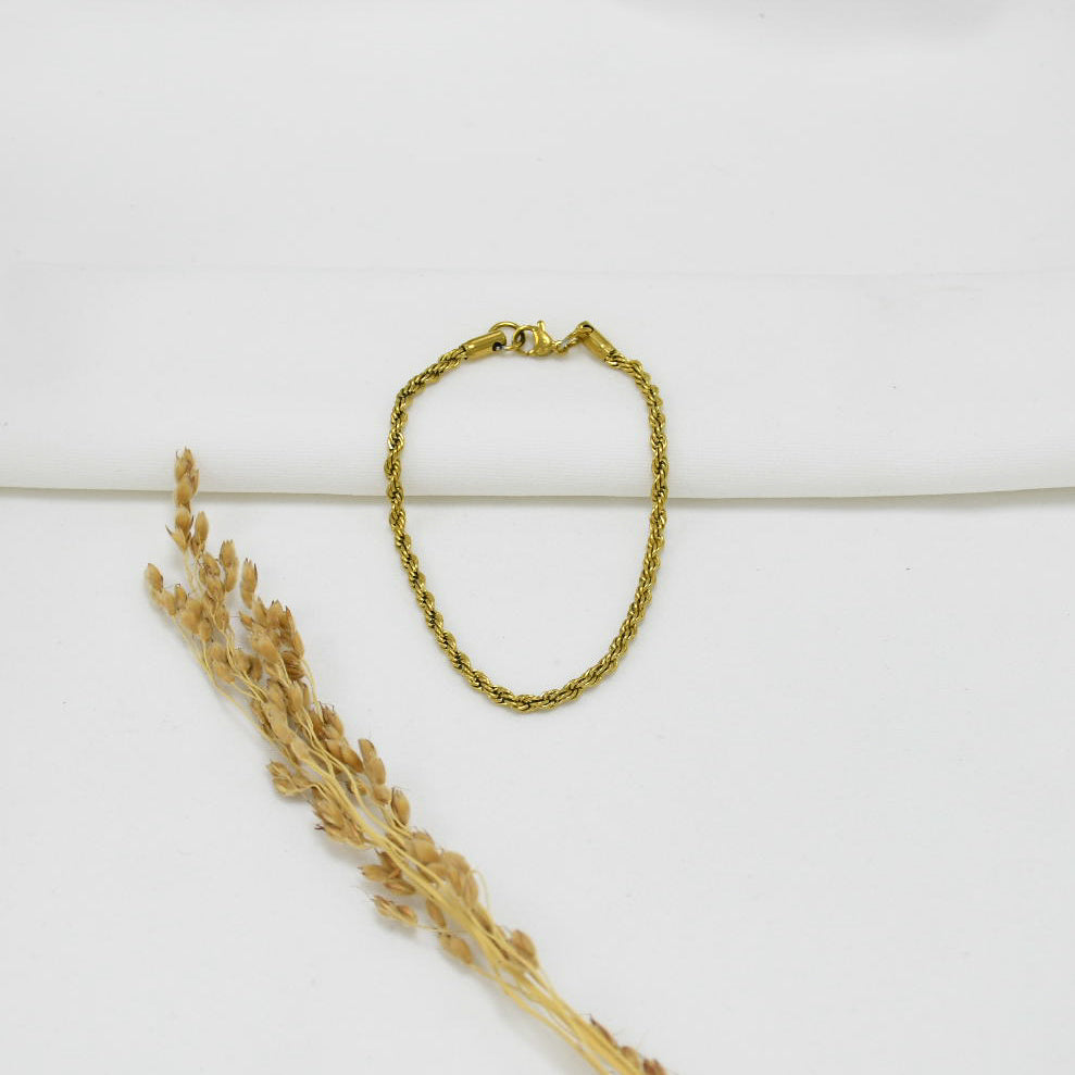 PULSERA VARONIL GOLD JHONATHAN