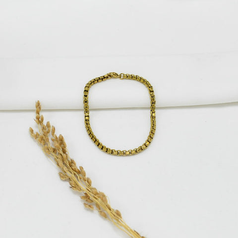 PULSERA VARONIL GOLD MATEO