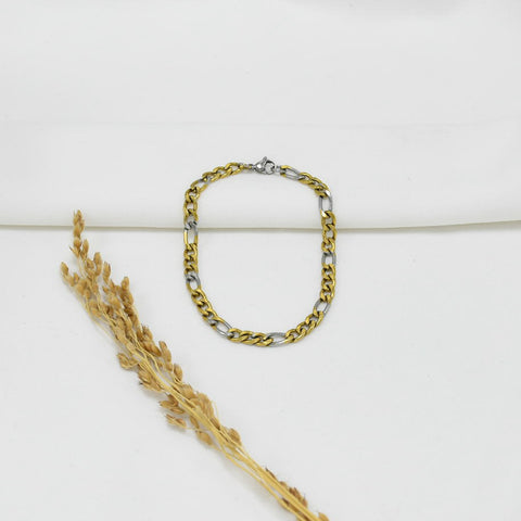 PULSERA VARONIL BICOLOR STIVEN