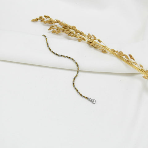 PULSERA VARONIL BICOLOR LUIS