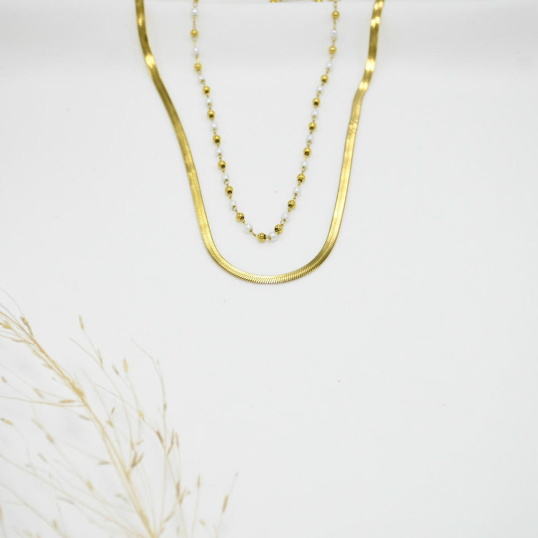 SET DE CADENAS *2 GOLD ZULMA