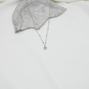 COLLAR SILVER BLANC