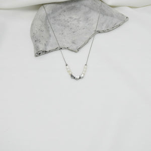 COLLAR SILVER HEART'S